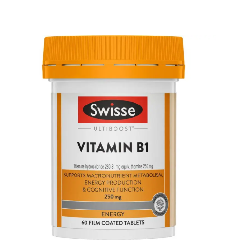 Swisse Ultiboost Vitamin B1 250mg 60 Tablets