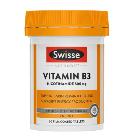 Swisse Ultiboost Vitamin B3 60 Tablets