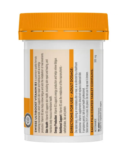 Swisse Ultiboost Vitamin B3 60 Tablets