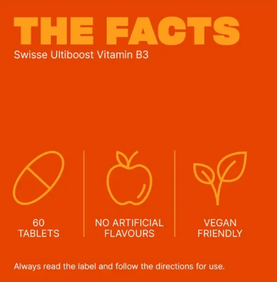 Swisse Ultiboost Vitamin B3 60 Tablets