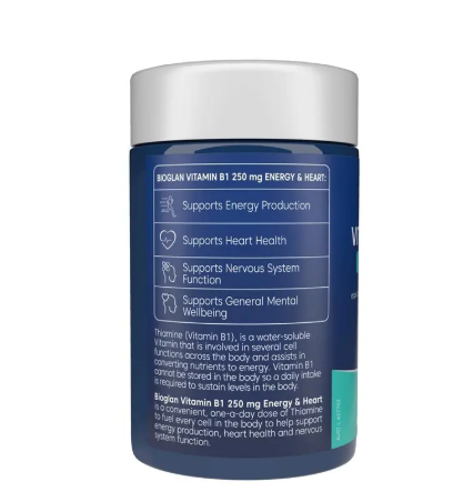 Bioglan Vitamin B1 250mg 75 Tablets