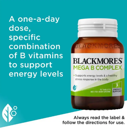 Blackmores Mega B Complex 75 Tablets