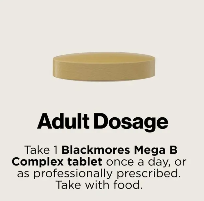 Blackmores Mega B Complex 75 Tablets