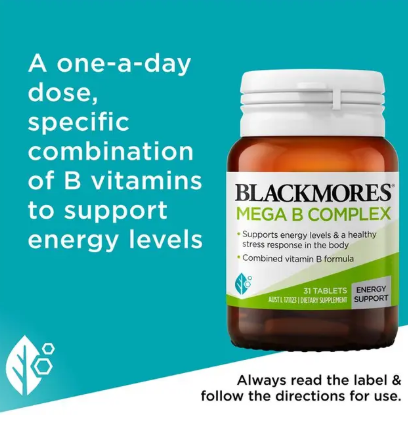 Blackmores Mega B Complex 31 Tablets