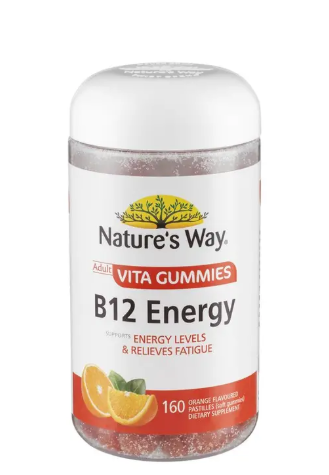 Nature's Way Adult Vita Gummies B12 Energy 160 Gummies Exclusive Size