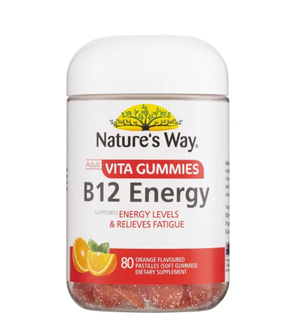 Nature's Way Adult Vita Gummies B12 Energy 80 Gummies