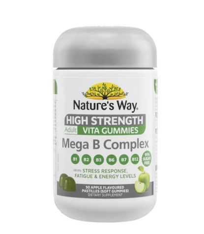 Nature's Way Adult Vita Gummies High Strength Mega B Complex 50 Pastilles