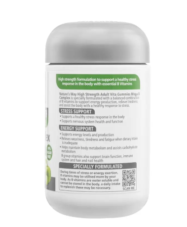 Nature's Way Adult Vita Gummies High Strength Mega B Complex 50 Pastilles