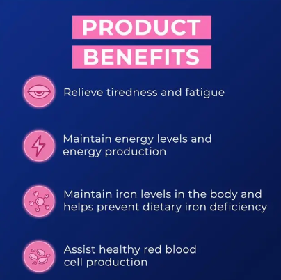 Ostelin Iron & B+ Energy 30 Tablets