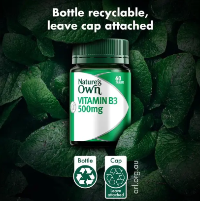 Nature's Own Vitamin B3 500mg 60 Tablets