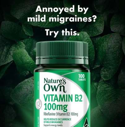 Nature's Own Vitamin B2 100mg 100 Tablets