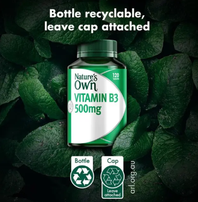 Nature's Own Vitamin B3 500mg 120 Tablets