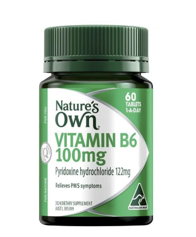 Nature's Own Vitamin B6 100mg 60 Tablets