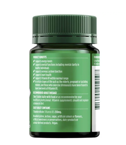 Nature's Own High Strength Vitamin B1 250mg 75 Tablets