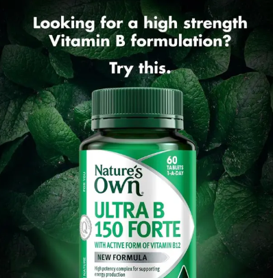 Nature's Own Ultra B 150 Forte 60 Tablets