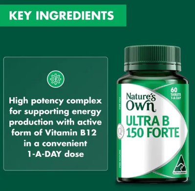 Nature's Own Ultra B 150 Forte 60 Tablets