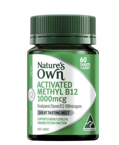 Nature's Own Activated Methyl B12 60 Mini Tablets