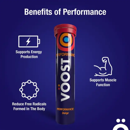 Voost Vitamin B+ Orange Performance Effervescent 20 Tablets