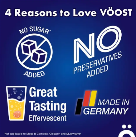 Voost Vitamin B+ Orange Performance Effervescent 20 Tablets