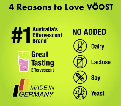 Voost Vitamin B+ Apple + Berry Performance Effervescent 20 Tablets
