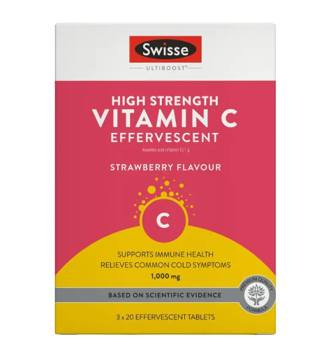 Swisse Vitamin C 60 Effervescent Tablets