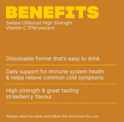 Swisse Vitamin C 60 Effervescent Tablets