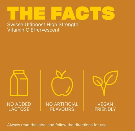 Swisse Vitamin C 60 Effervescent Tablets