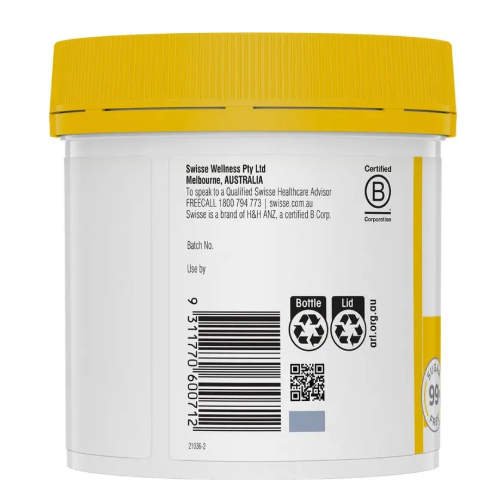 Swisse Vitamin C 500mg 310 Chewable Tablets