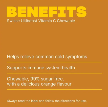 Swisse Vitamin C 500mg 310 Chewable Tablets