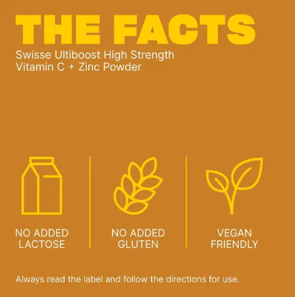 Swisse Vitamin C + Zinc Powder Orange 150g