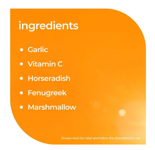 Nature's Way Garlic + C & Horseradish 200 Tablets