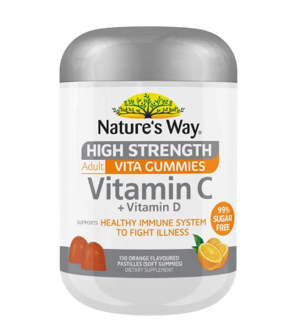 Nature's Way Adult Vita Gummies Sugar Free High Strength Vitamin C 130 Gummies Exclusive Size
