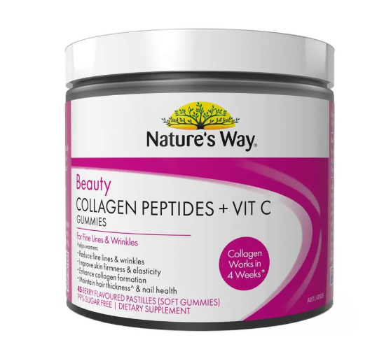 Nature's Way Beauty Collagen Peptides + Vit C 45 Gummies