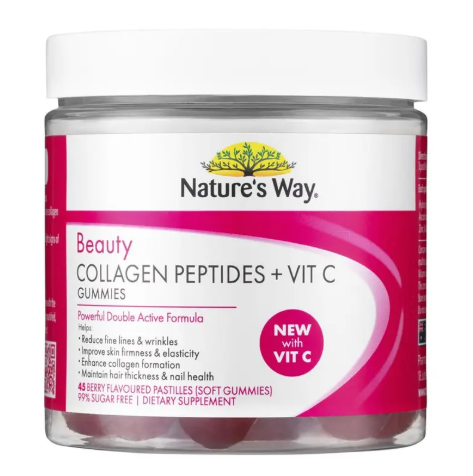 Nature's Way Beauty Collagen Peptides + Vit C 45 Gummies