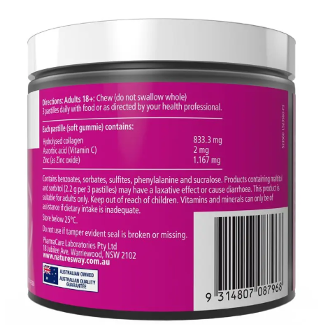 Nature's Way Beauty Collagen Peptides + Vit C 45 Gummies
