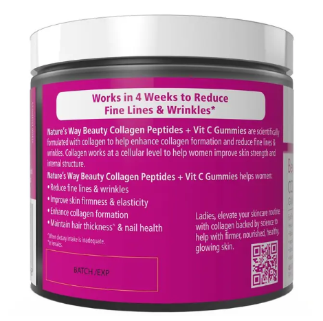 Nature's Way Beauty Collagen Peptides + Vit C 45 Gummies