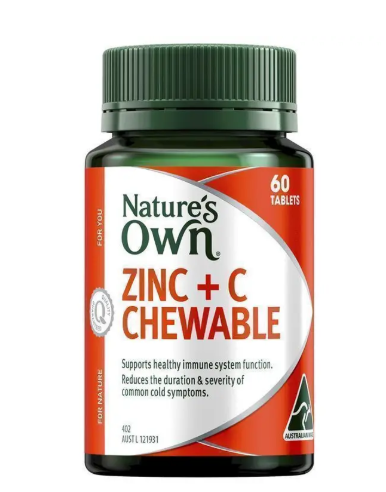 Nature's Own Zinc + C 60 Tablets