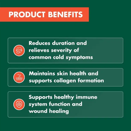 Nature's Own Zinc + C 60 Tablets