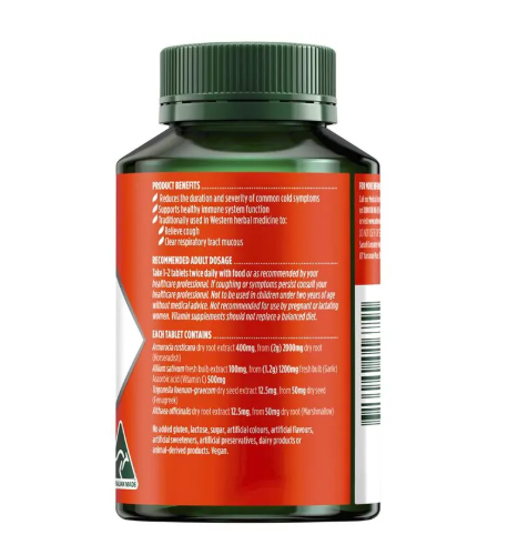 Nature's Own Triple Strength Garlic C Horseradish 100 Tablets