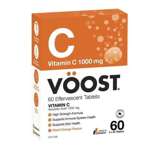 Voost Vitamin C Effervescent 60 Pack Exclusive Size