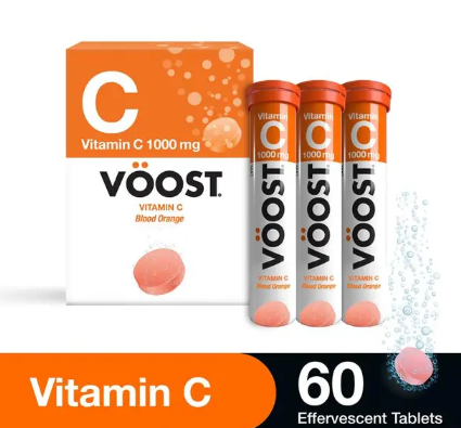Voost Vitamin C Effervescent 60 Pack Exclusive Size