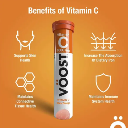 Voost Vitamin C Effervescent 60 Pack Exclusive Size