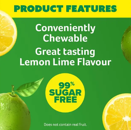 Cenovis Chewable Mega Vitamin C 1000mg Lemon Lime 120 Tablets