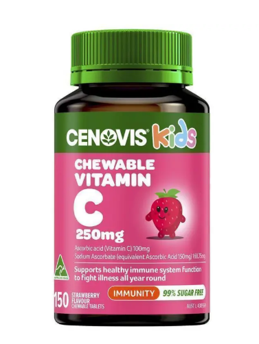 Cenovis Kids Chewable Vitamin C 250mg Strawberry 150 Tablets