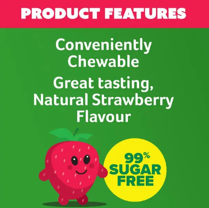 Cenovis Kids Chewable Vitamin C 250mg Strawberry 150 Tablets