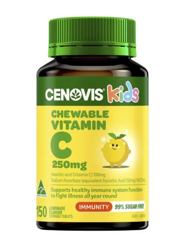 Cenovis Kids Chewable Vitamin C 250mg Lemonade 150 Tablets