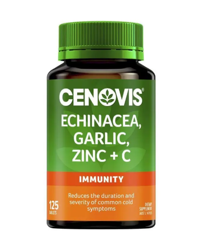 Cenovis Echinacea, Garlic, Zinc + C 125 Tablets