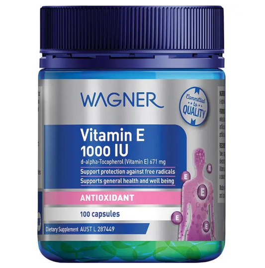 Wagner Vitamin E 1000IU 100 Capsules