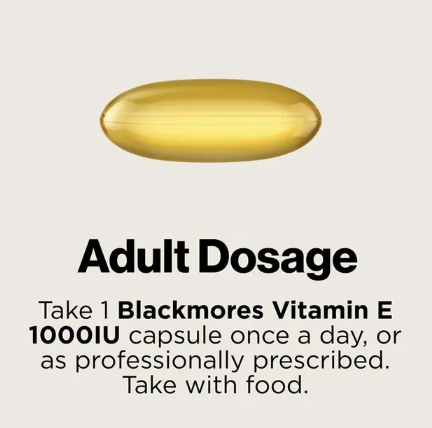 Blackmores Vitamin E 1000IU 100 Capsules