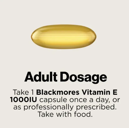 Blackmores Vitamin E 1000IU 30 Capsules
